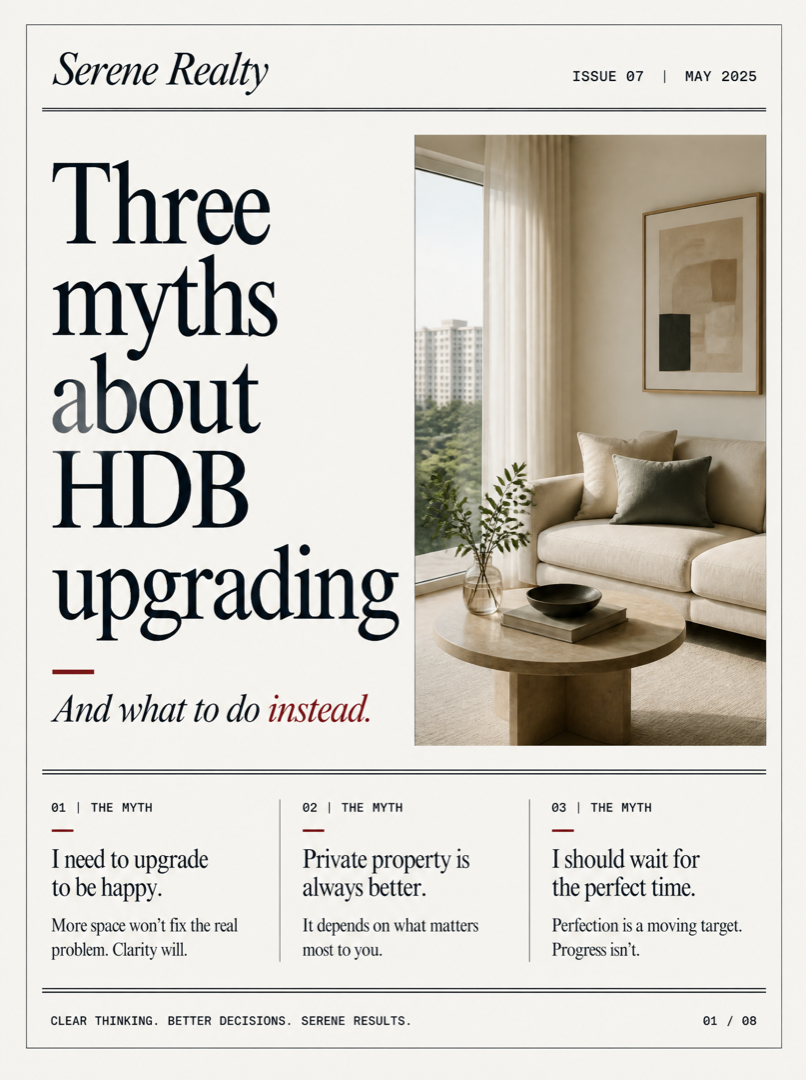 Finished Marge carousel slide: three myths about HDB upgrading